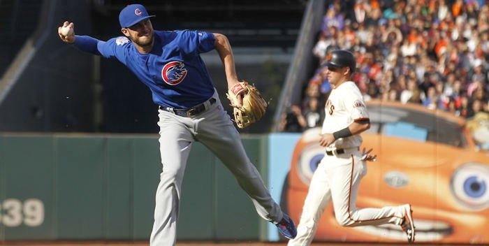 Cubs' bats go cold in shutout loss to Giants
