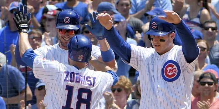 Cubs lineup vs. Giants, Zobrist out