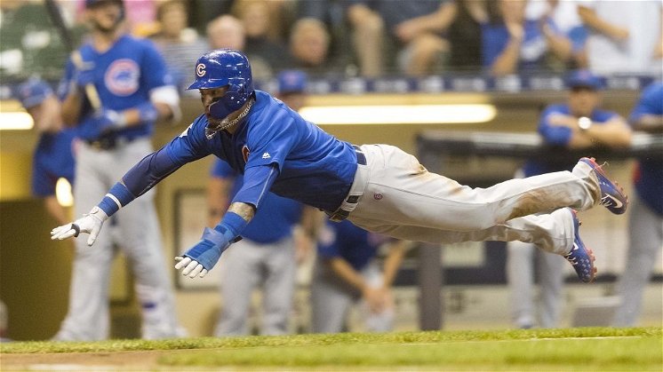 WATCH: Baez makes a fool out of Brewers yet again, scores from first base on single