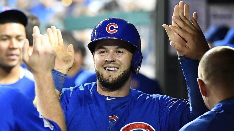 David Bote can seemingly do a little bit of everything on the baseball diamond. (Photo Credit: Brad Mills-USA TODAY Sports)