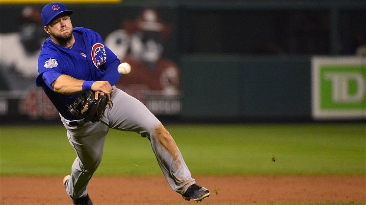 David Bote has made several world-class plays on defense during his debut season with the Chicago Cubs. (Photo Credit: Jeff Curry-USA TODAY Sports)
