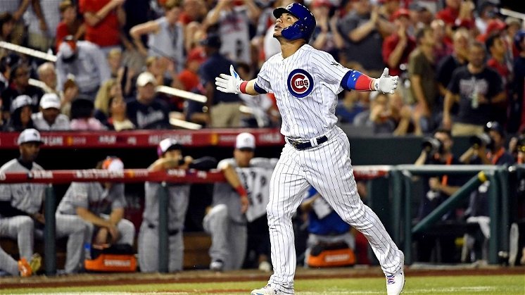 Willson Contreras made Cubs history with his All-Star home run. (Photo Credit: Brad Mills-USA Today Sports)