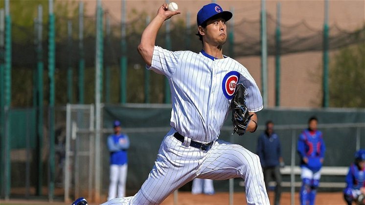 Cubs starting pitcher Yu Darvish underwent elbow surgery to bring a frustrating injury rehab to an official conclusion. (Photo Credit: Jayne Kamin-Oncea-USA Today Sports)