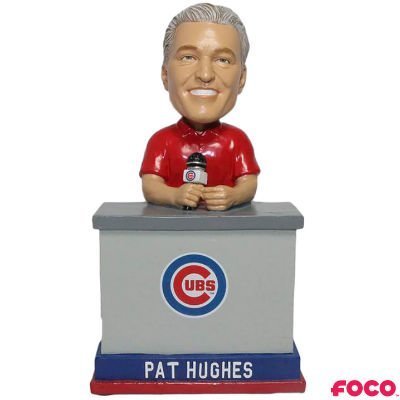 Cubs News: HURRY: Limited edition Pat Hughes World Series bobblehead unveiled