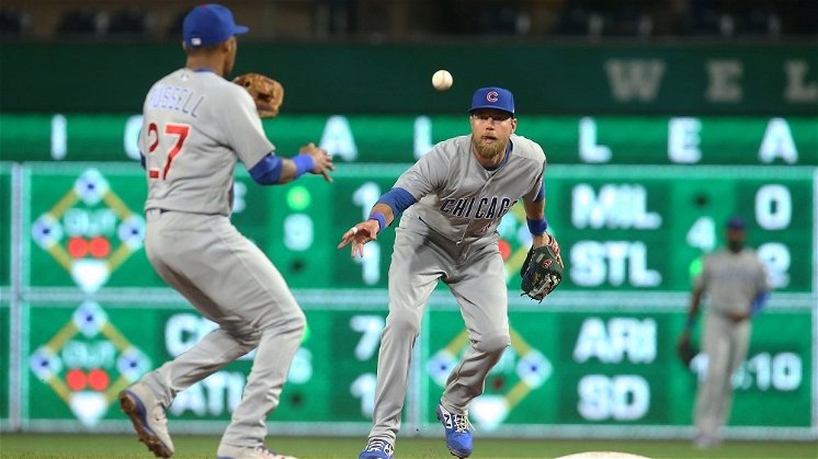 Cubs hold off Buccos, tie MLB record with seven double plays
