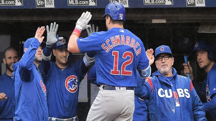 Schwarber homers twice as Cubs rout Indians