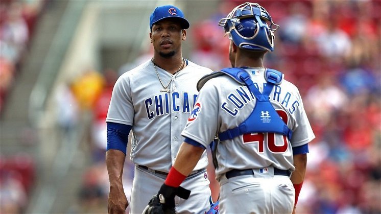 Strop will be out of Cubs camp while he isolates (Aaron Doster - USA Today Sports)