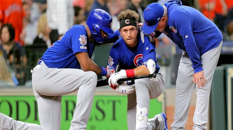 Last month, Albert Almora Jr. was at the center of a devastating scene involving a stray foul ball. (Credit: Erik Williams-USA TODAY Sports)