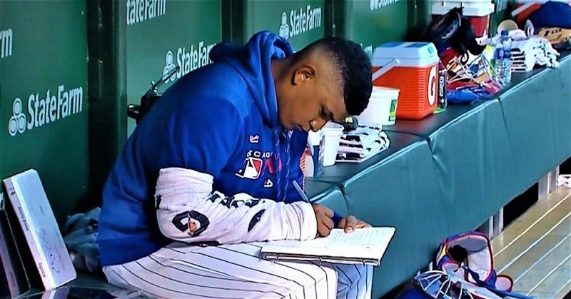 Adbert Alzolay is clearly very serious about turning his current stint with the Chicago Cubs into a full-time gig.