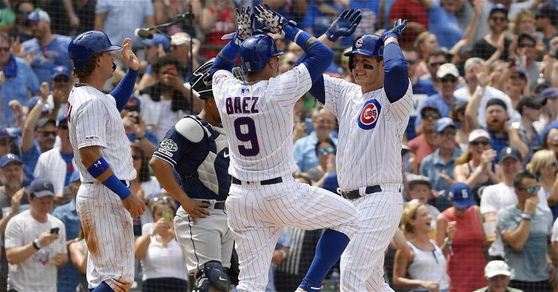 Late-game errors help Cubs pull off win over Padres