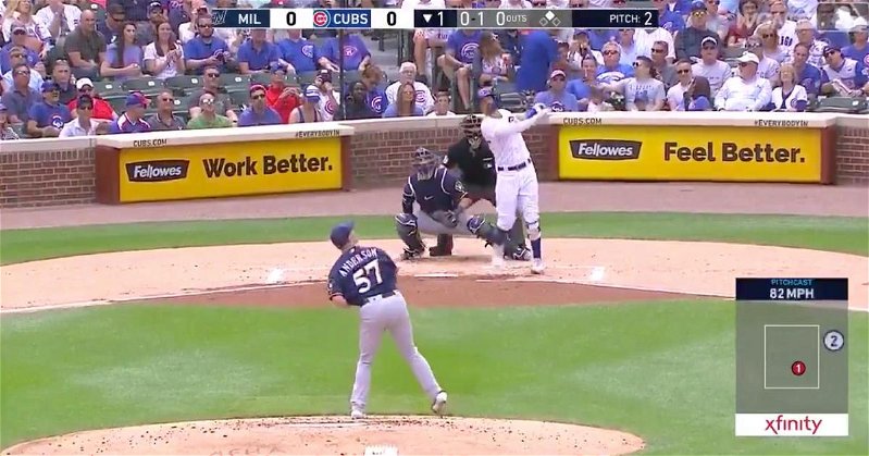 Chicago Cubs right fielder Nicholas Castellanos drilled a 2-run shot in the opening inning on Friday.