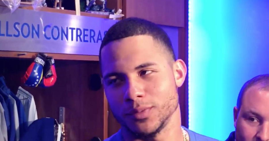 Willson Contreras told the press that his squabbling with Tyler Flowers