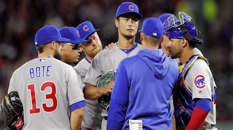 Darvish yanked early against old club as Cubs fall to Rangers