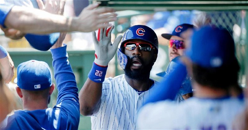 Apparently, muscular Chicago Cubs outfielder Jason Heyward has always been jacked. (Credit: Jon Durr-USA TODAY Sports)