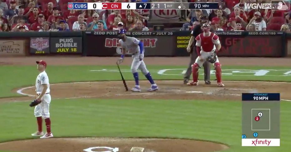 Jason Heyward made perfect contact on this impressive 2-run homer.