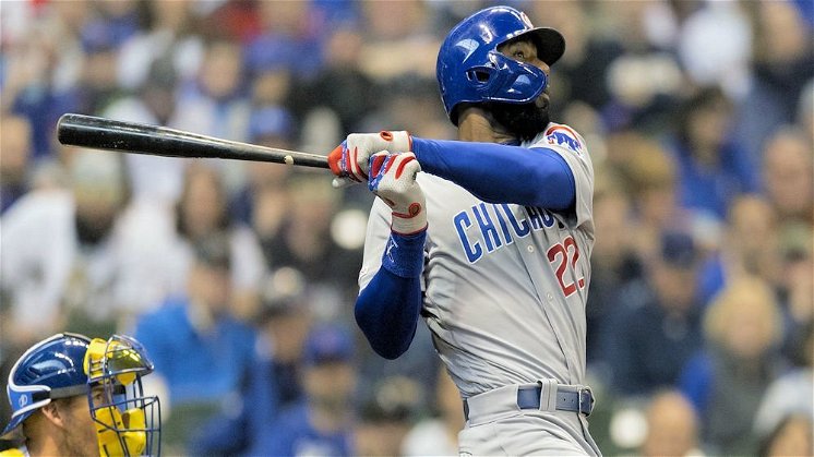 Jason Heyward smoked a solo shot against his former team. (Credit: Jeff Hanisch-USA TODAY Sports)