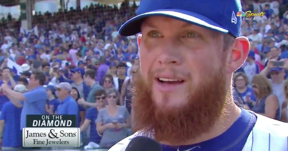 Craig Kimbrel was cool, calm and collected following a heart-pounding conclusion to a riveting Cubs victory.