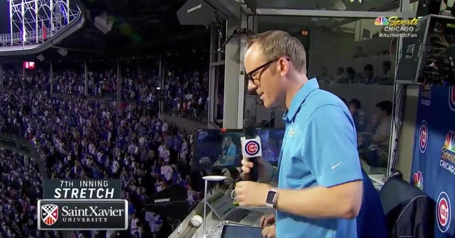 Chicago Cubs play-by-play man Len Kasper came through with a solid performance of