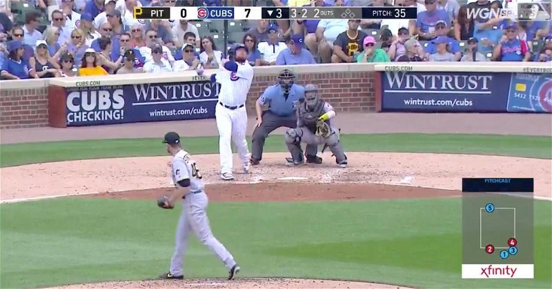Jon Lester went yard for the first time in 2019 with a solo shot against the Pirates on Saturday.