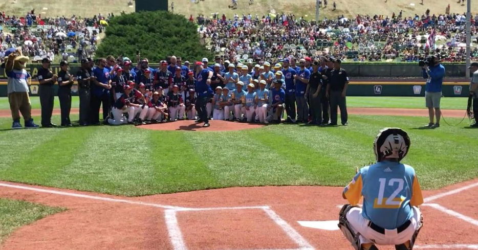 It took Chicago Cubs manager Joe Maddon three tries before he finally threw a ceremonial first pitch that was up to par.