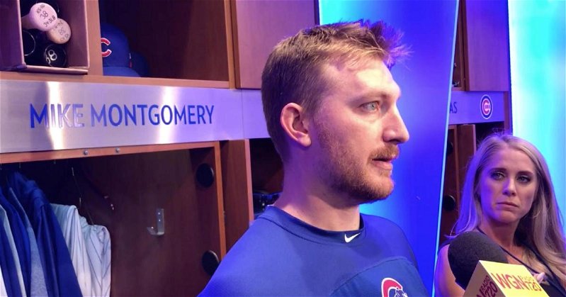 After being traded by the Chicago Cubs, relief pitcher Mike Montgomery reflected on his iconic 2016 World Series save.