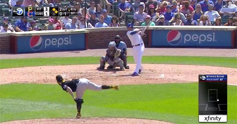 Marking his first RBI of the year, Cubs starting pitcher Jose Quintana plated a run with an opposite-field single.