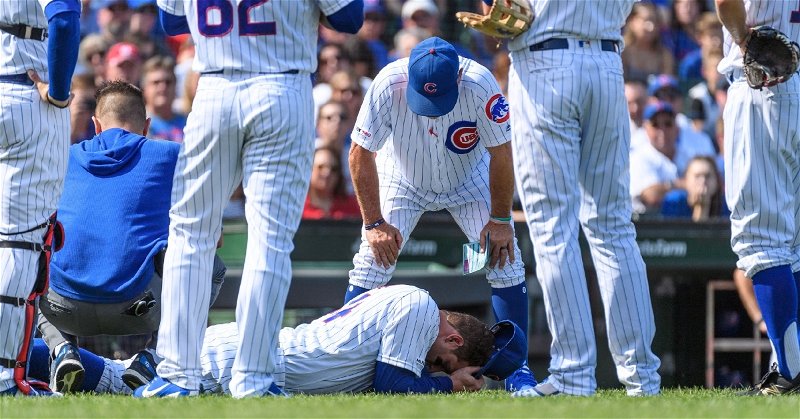 What's an ankle injury to a cancer survivor like Anthony Rizzo?