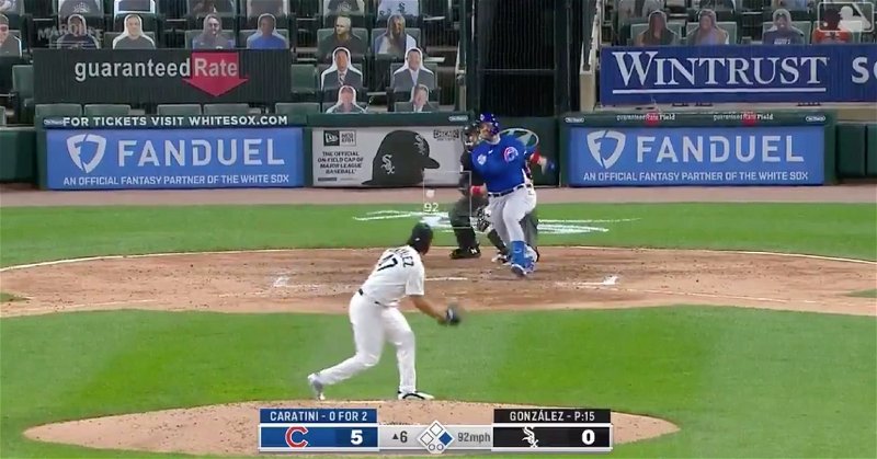 Cubs catcher Victor Caratini's first home run of the year increased his 2020 RBI total to 16.