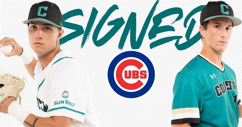 College teammates sign with Cubs