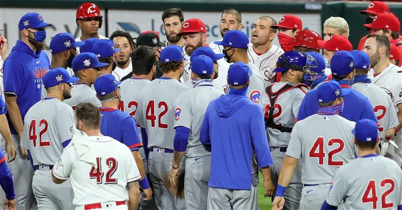 The Cubs and Reds were chirping back and forth (Jim Owens - USA Today Sports)