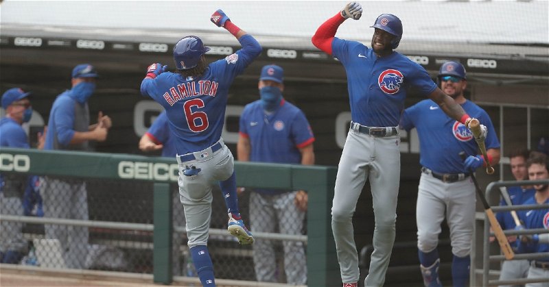 Hamilton is a valuable asset off the bench for the Cubs (Dennis Wierzbicki - USA Today Sports)