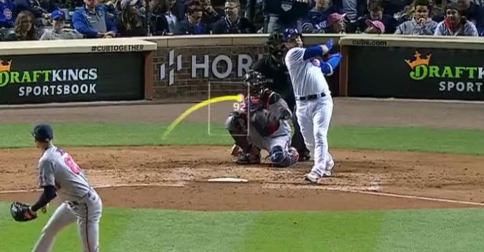 Contreras crushed a homer on Tuesday night