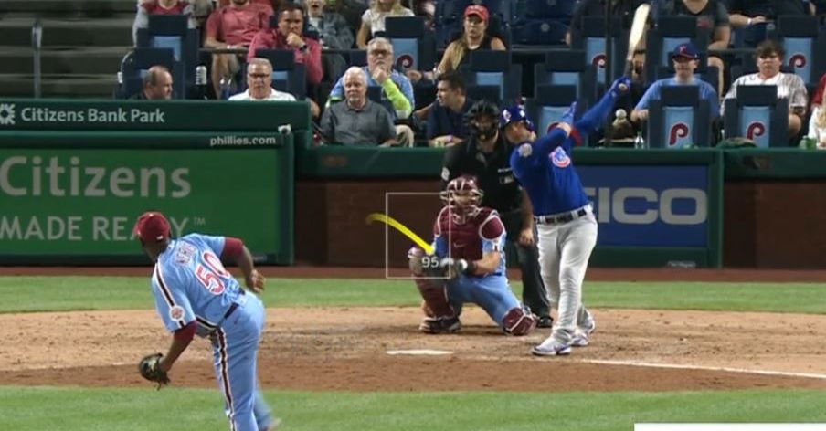 WATCH: Willson Contreras crushes his 19th homer of season