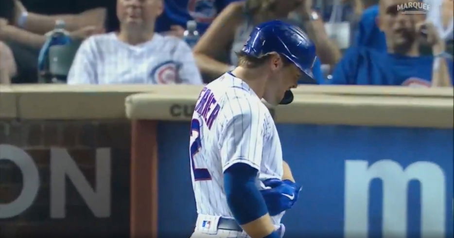 Gritting his teeth while gripping his right side, Nico Hoerner was in obvious pain at the end of a seventh-inning strikeout.