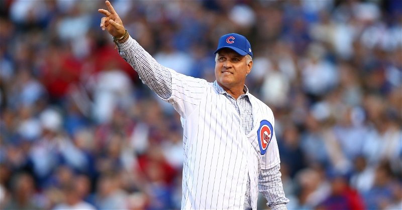 Chicago Cubs legend Ryne Sandberg is a cannabis user who now serves as a spokesman for a weed retailer. (Credit: Jerry Lai-USA TODAY Sports)