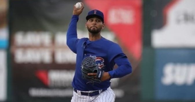 Miller was a promising prospect for the Cubs (Photo via Iowa Cubs)