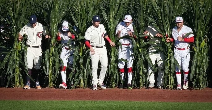 Fly the W: Cubs win 'Field of Dreams' game against Reds