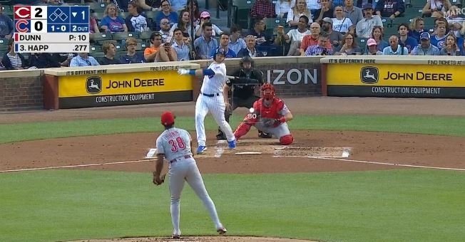 Happ continues to terrorize the Reds during his career