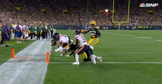 The Bears are up early against the rival Packers