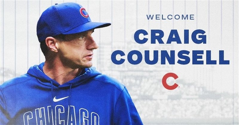 It's official: Cubs name Craig Counsel their 56th manager in team history