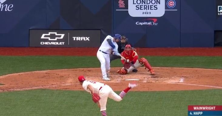 WATCH: Ian Happ smacks two homers against Cardinals in London