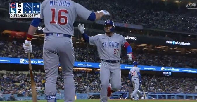 WATCH: Cubs blast five homers in epic win over Dodgers