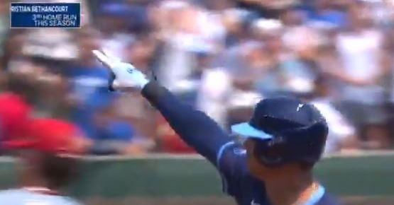 WATCH: Bethancourt crushes three-run homer against Cardinals