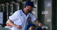 Cubs pitcher placed on IL after punching wall, recall reliever