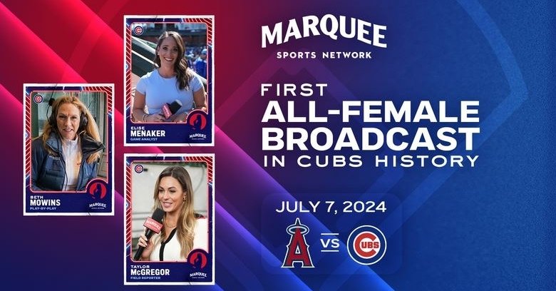Marquee Sports Network to air first all-female broadcast in Cubs history