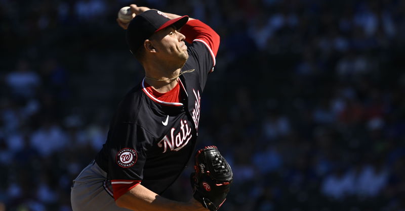 Gore flirts with no-hitter as Nationals top Cubs