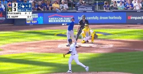 WATCH: Ian Happ drills go-ahead homer against Brewers