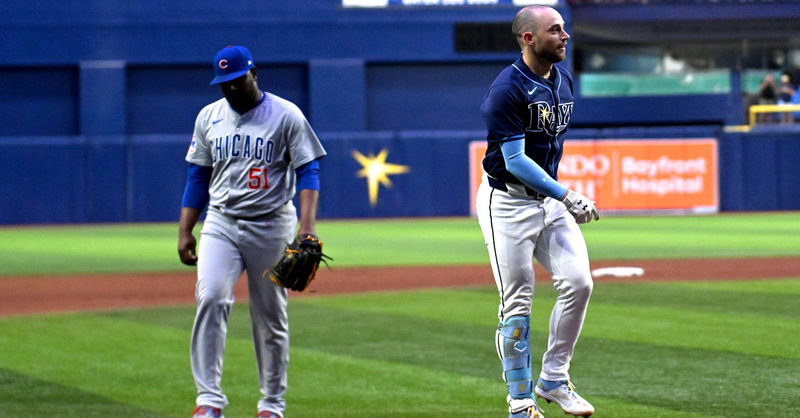 Rays walk-off Cubs