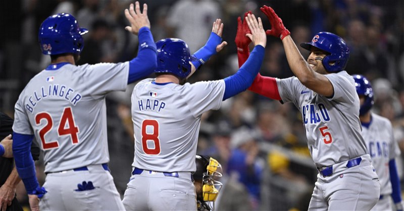 Chicago Cubs lineup vs. Braves: Ian Happ at DH, Michael Busch at 1B, Ben Brown to pitch