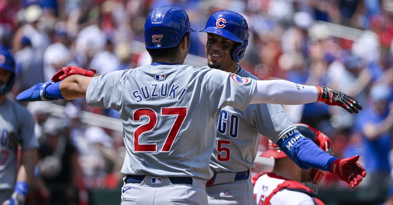 Cubs belt six homers to rout rival Cardinals